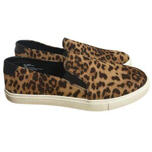 White Mountain Peyton Leopard Print Slip On Sneakers Womens 11 Casual Shoes